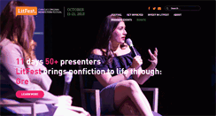 Desktop Screenshot of litfestalberta.org