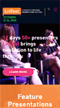 Mobile Screenshot of litfestalberta.org