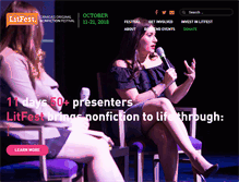 Tablet Screenshot of litfestalberta.org